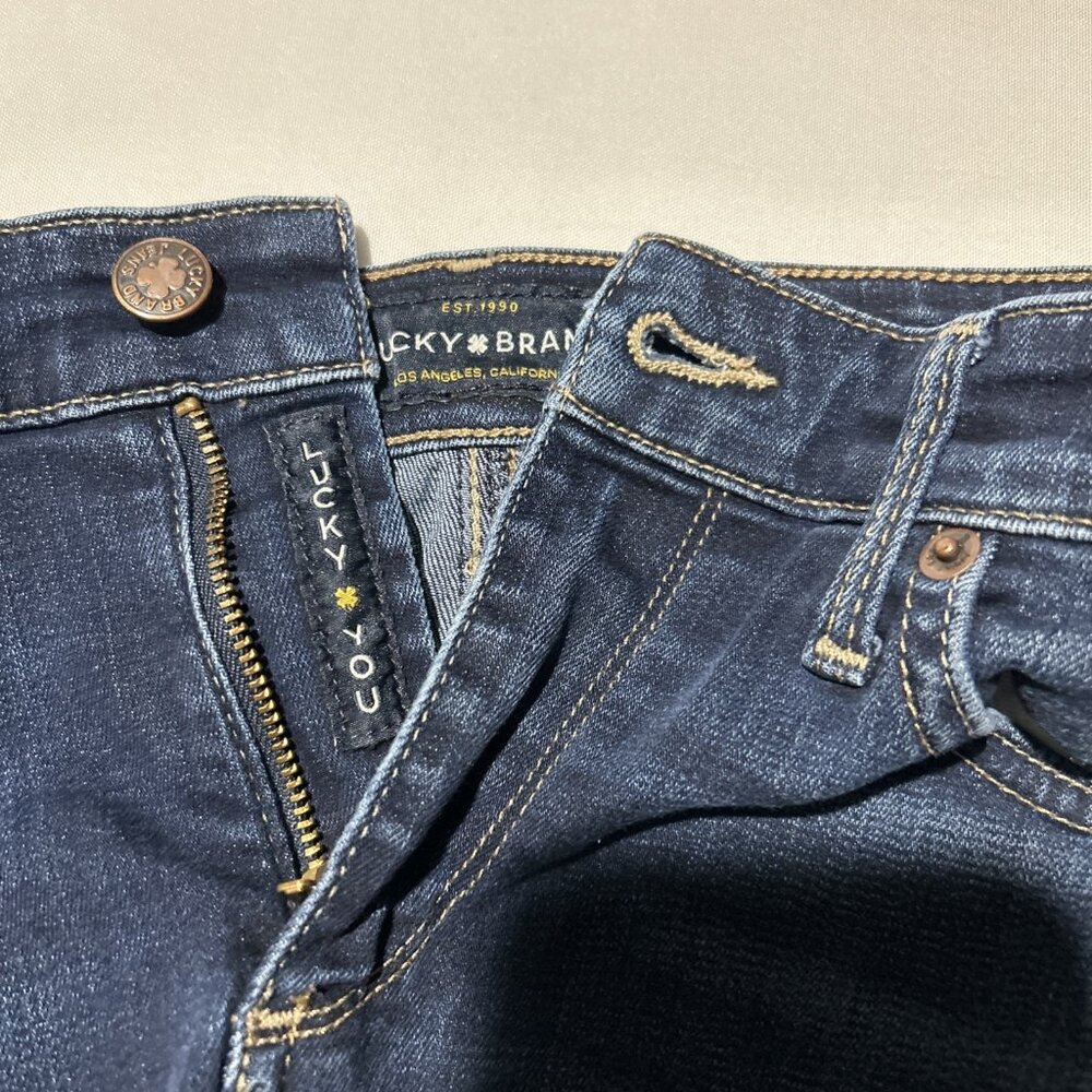 Lucky Brand Jeans Womens 4 27 Blue Ava Skinny Mid Rise Ankle Denim - Picture 6 of 6